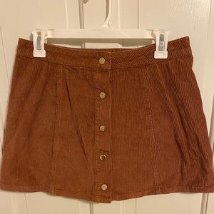 Corduroy skirt